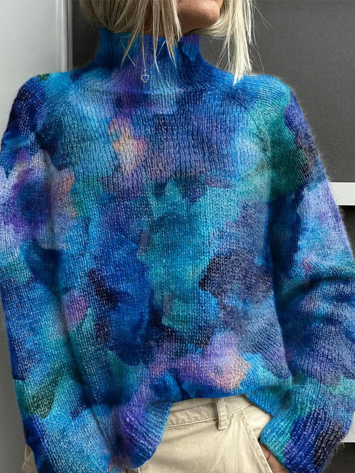 Miłorzęda – Pull chaud à col roulé