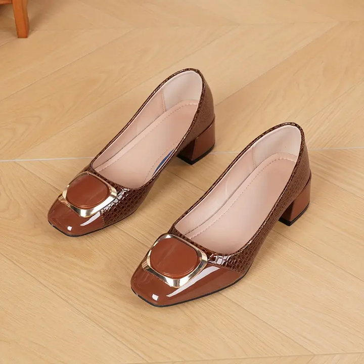 Evelina – Mocassins orthopédiques en cuir pour femme