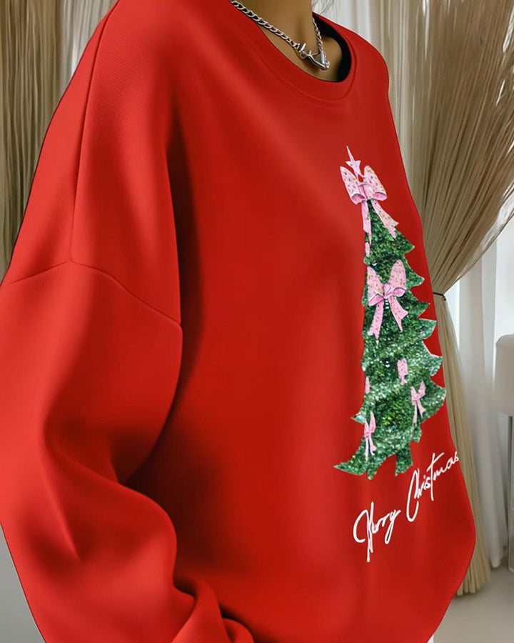 Jacenta - Sweat-shirt de Noël avec imprimé