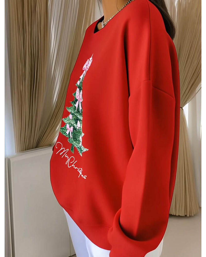 Jacenta - Sweat-shirt de Noël avec imprimé