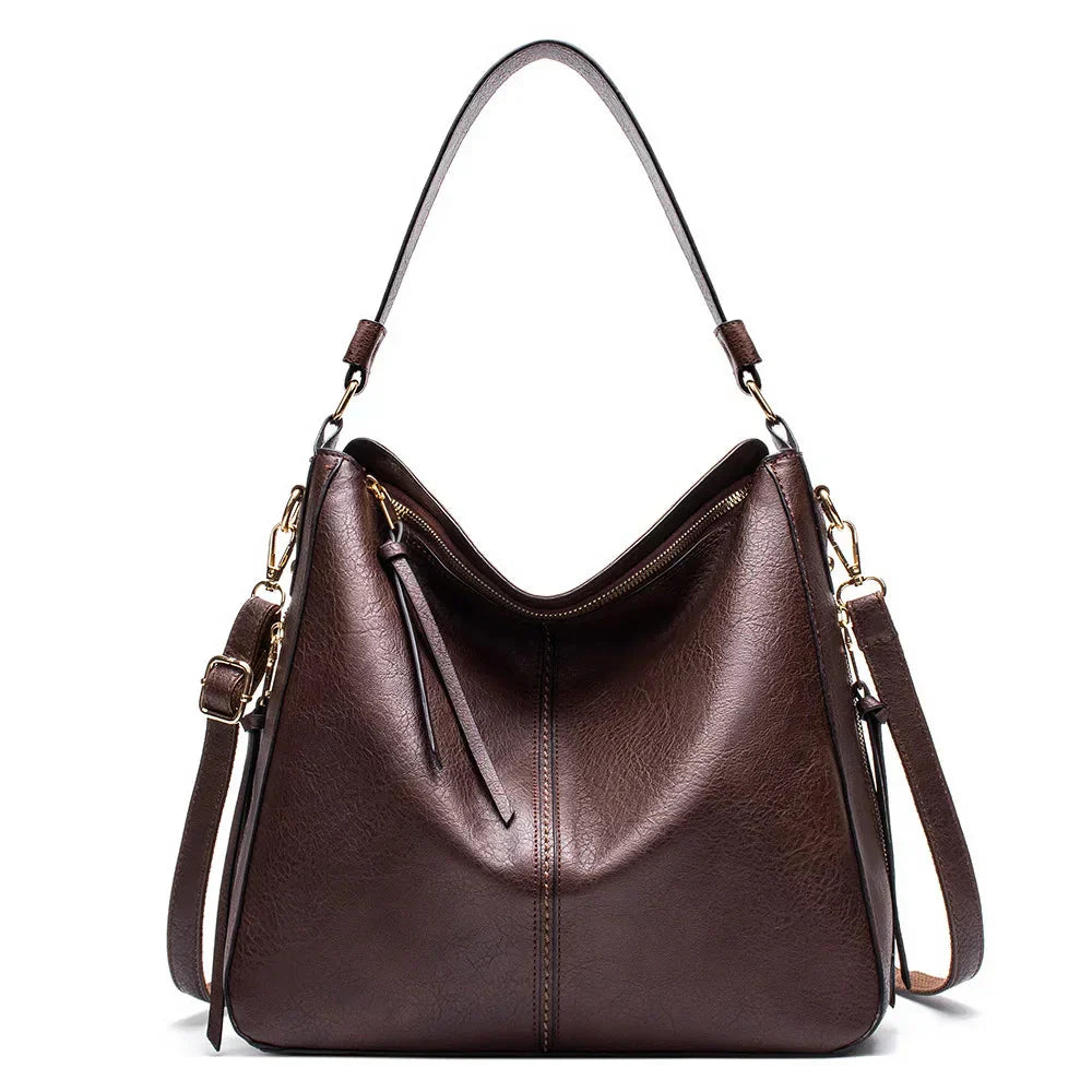 Justyna - Sac hobo en cuir