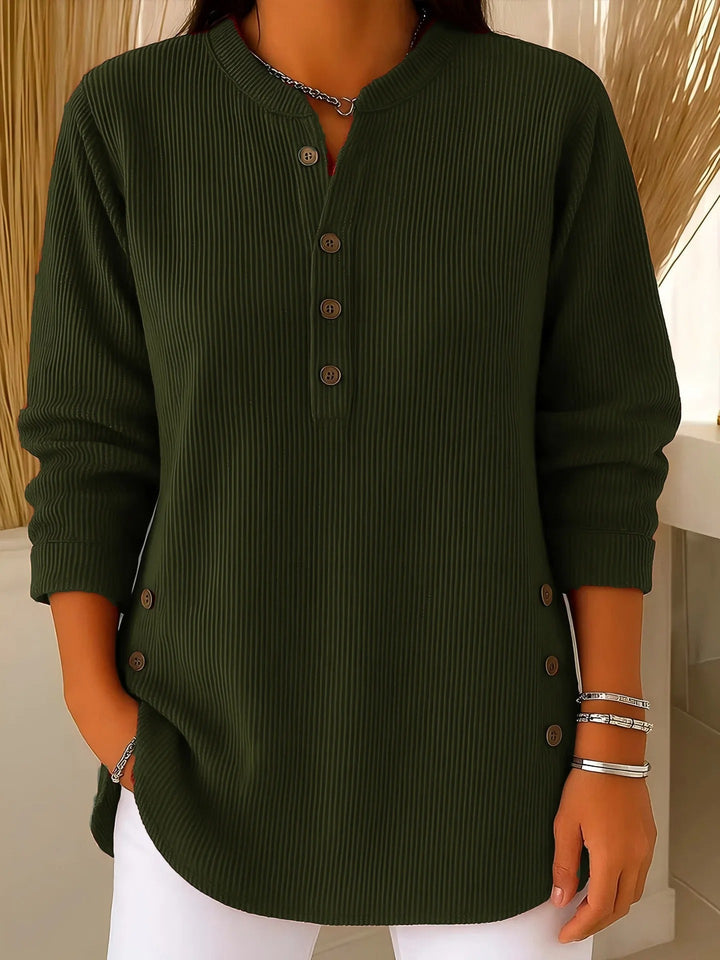 Palina – Pull doux avec boutons décoratifs
