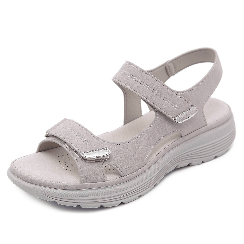 Salina – Sandales orthopédiques en cuir à bout large