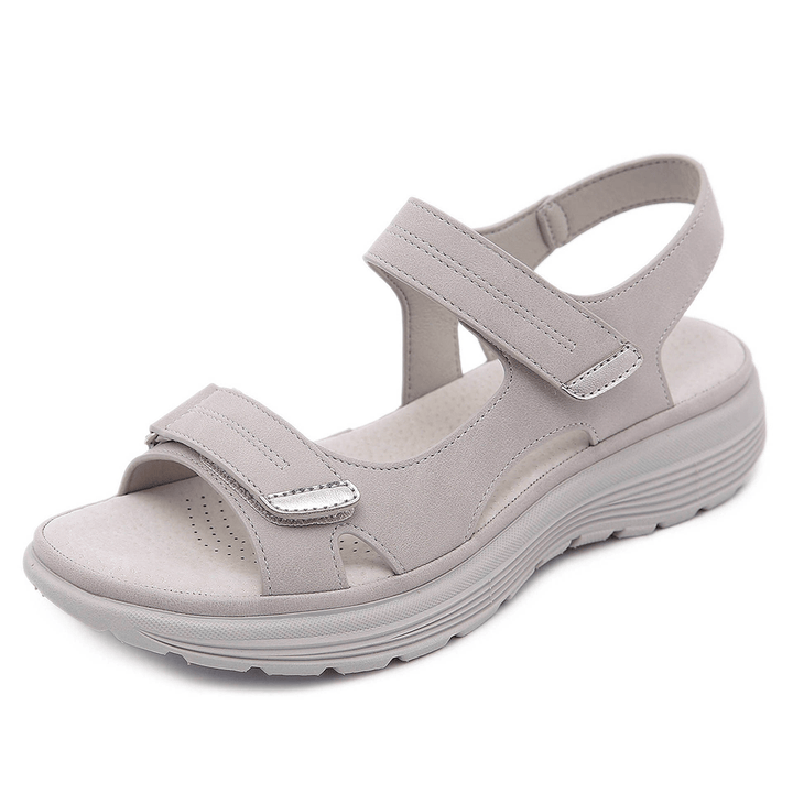 Salina – Sandales orthopédiques en cuir à bout large