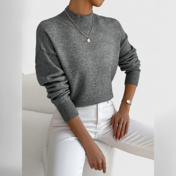 Lirienne – Pull col roulé classique