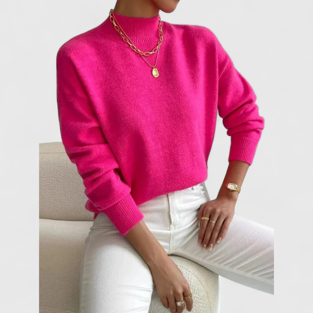 Lirienne – Pull col roulé classique