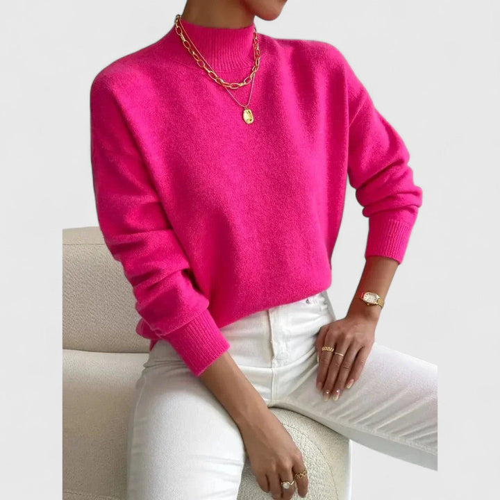 Lirienne – Pull col roulé classique