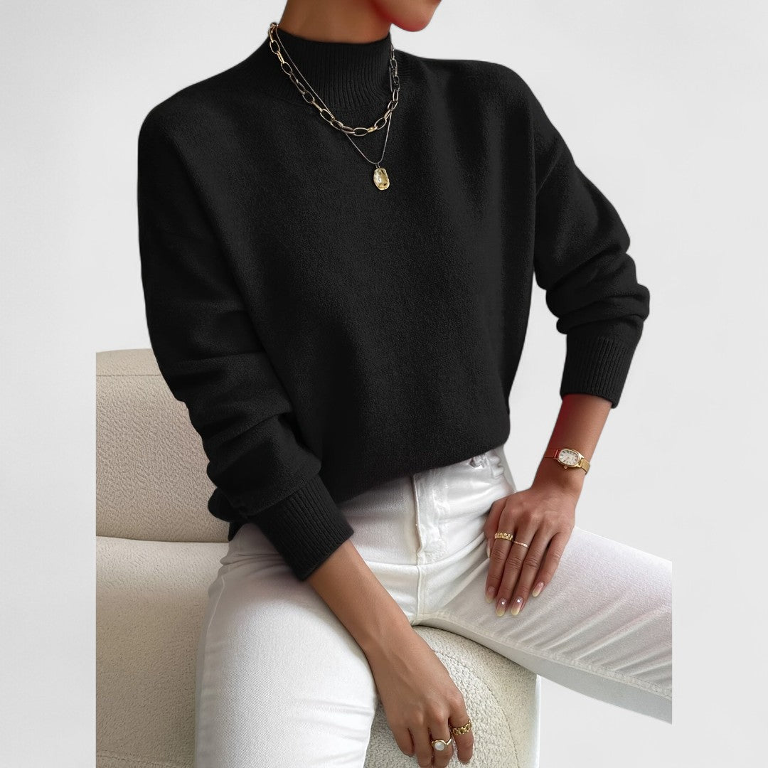 Lirienne – Pull col roulé classique