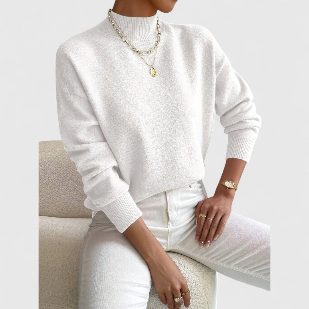 Lirienne – Pull col roulé classique