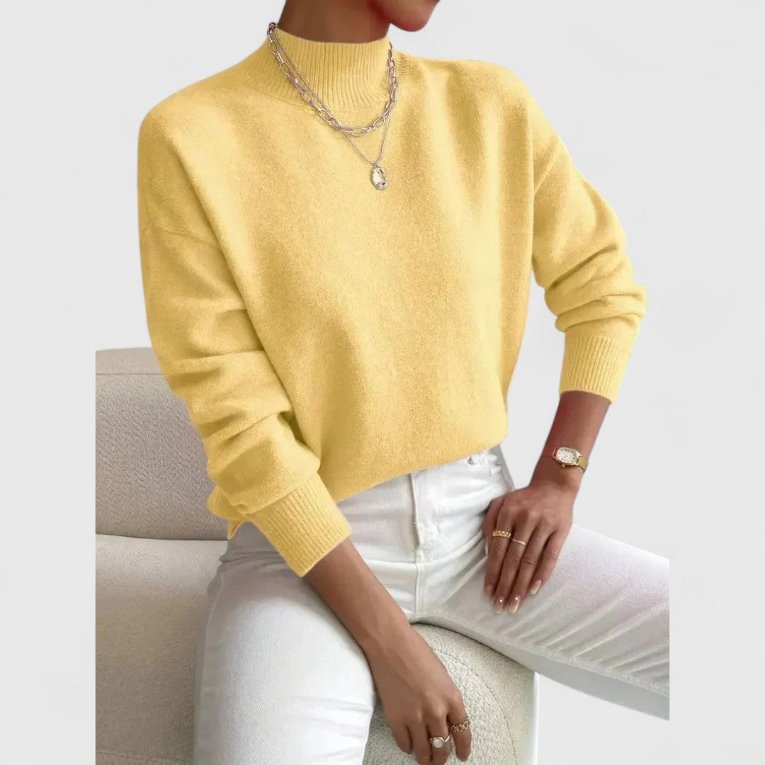 Lirienne – Pull col roulé classique