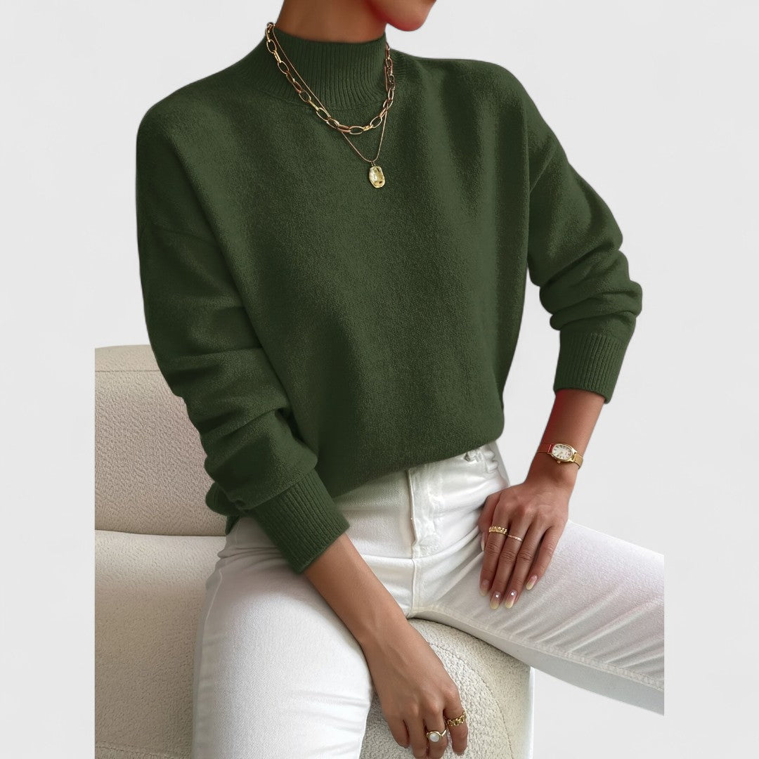 Lirienne – Pull col roulé classique