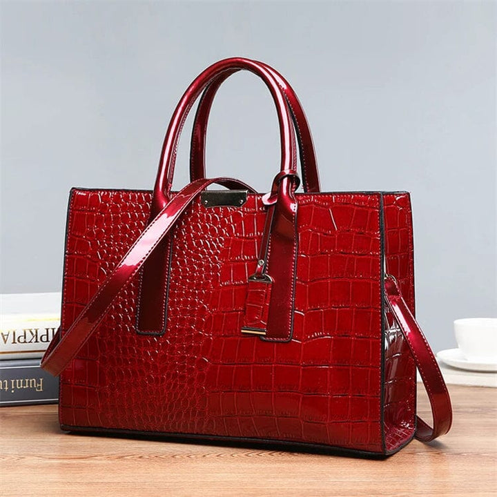 Paulina - Sac en cuir crocodile New York