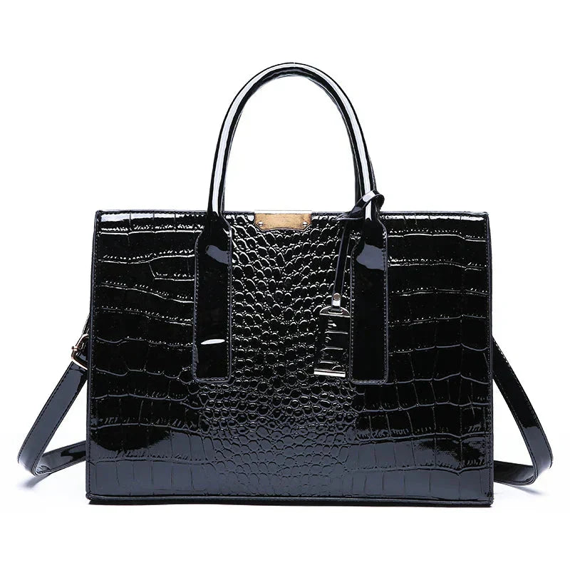 Paulina - Sac en cuir crocodile New York