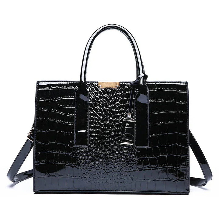 Paulina - Sac en cuir crocodile New York