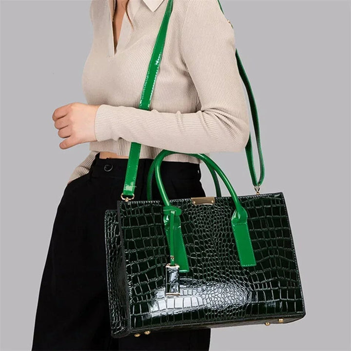 Paulina - Sac en cuir crocodile New York