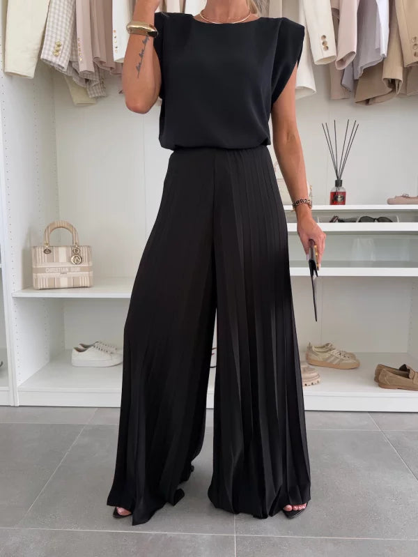 Jowita – Ensemble haut + pantalon élégant