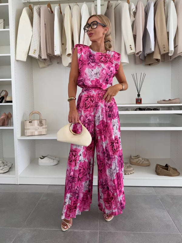 Jowita – Ensemble haut + pantalon élégant