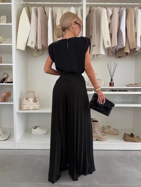 Jowita – Ensemble haut + pantalon élégant