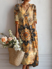 Olympe | Robe Imprimée Mandala