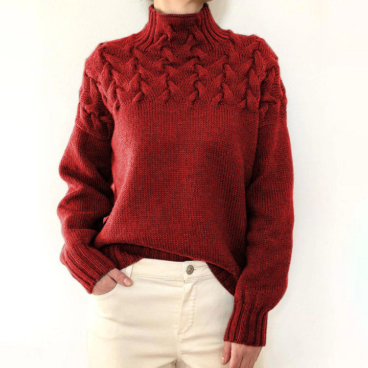 Judyta – Pull col roulé doux