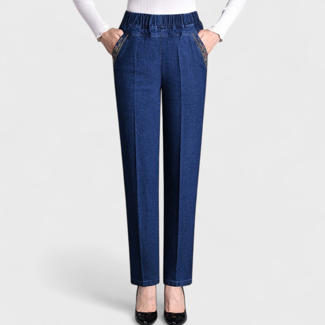 Śnieżka – Jean avec poches et taille élastique