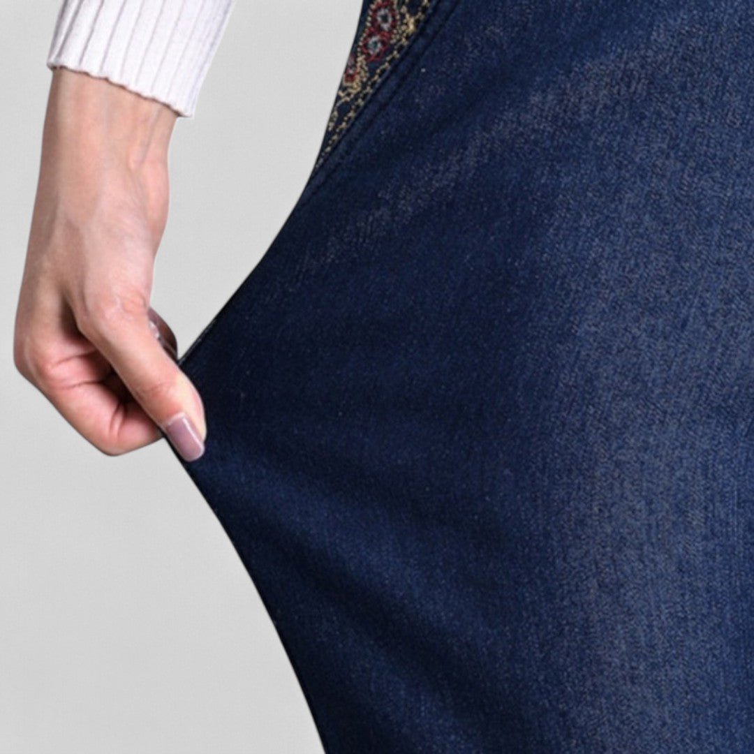 Śnieżka – Jean avec poches et taille élastique