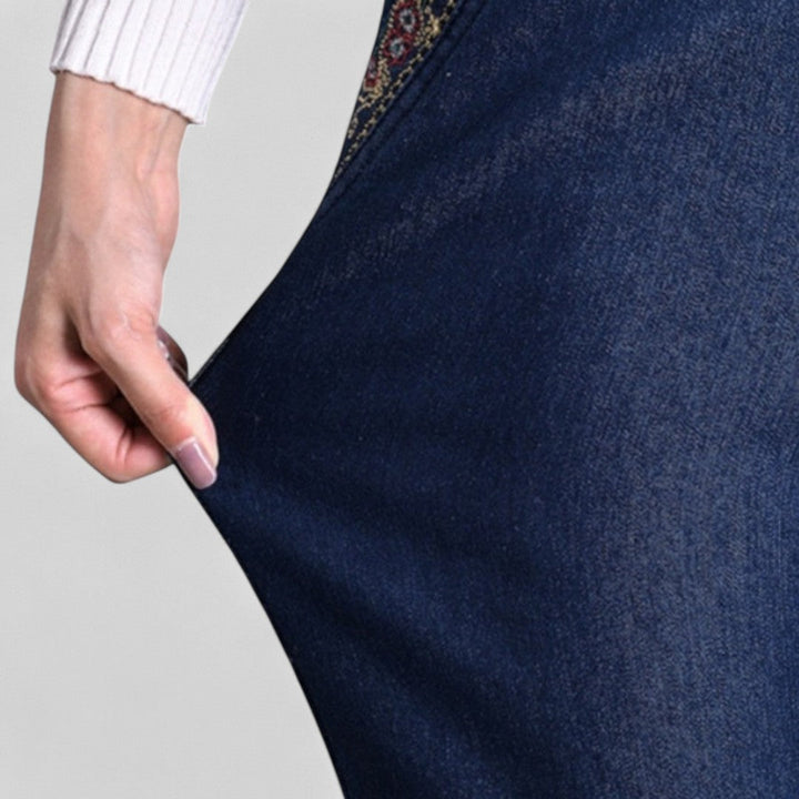 Śnieżka – Jean avec poches et taille élastique