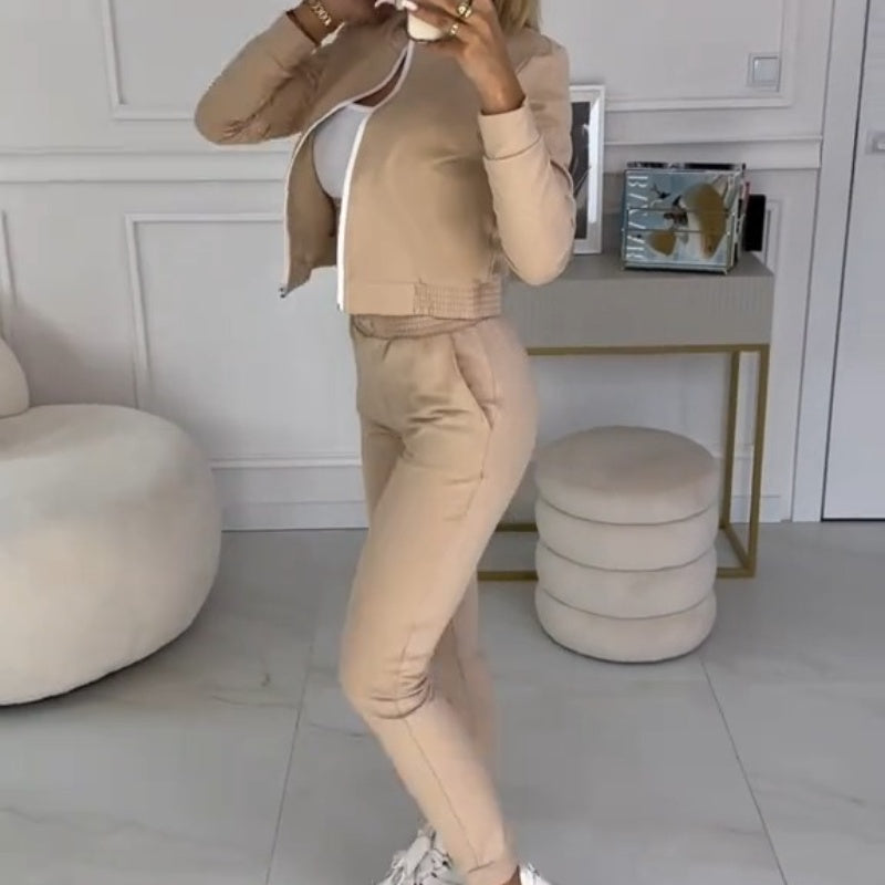 Belle - Survêtements 3 pièces avec fermeture éclair pour femme