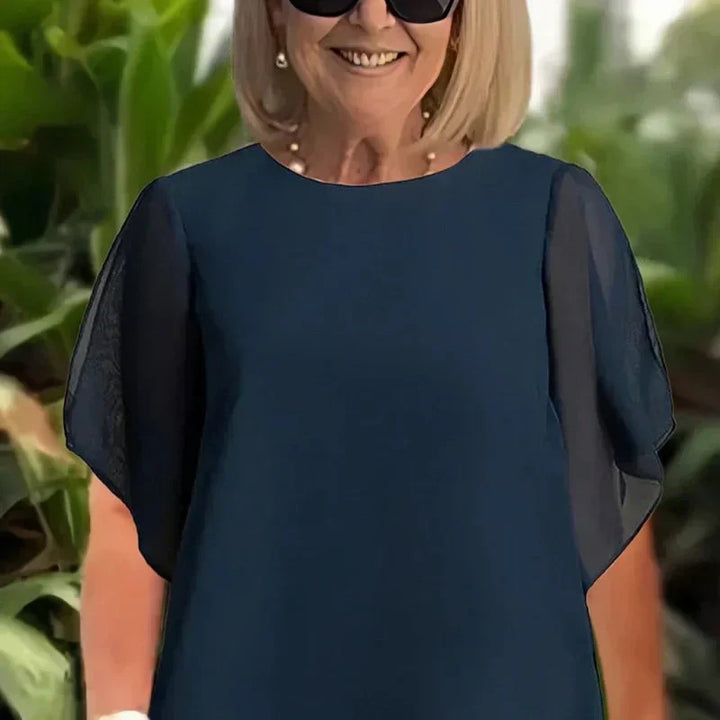 Beata – Ensemble haut et pantalon élégant et irrégulier