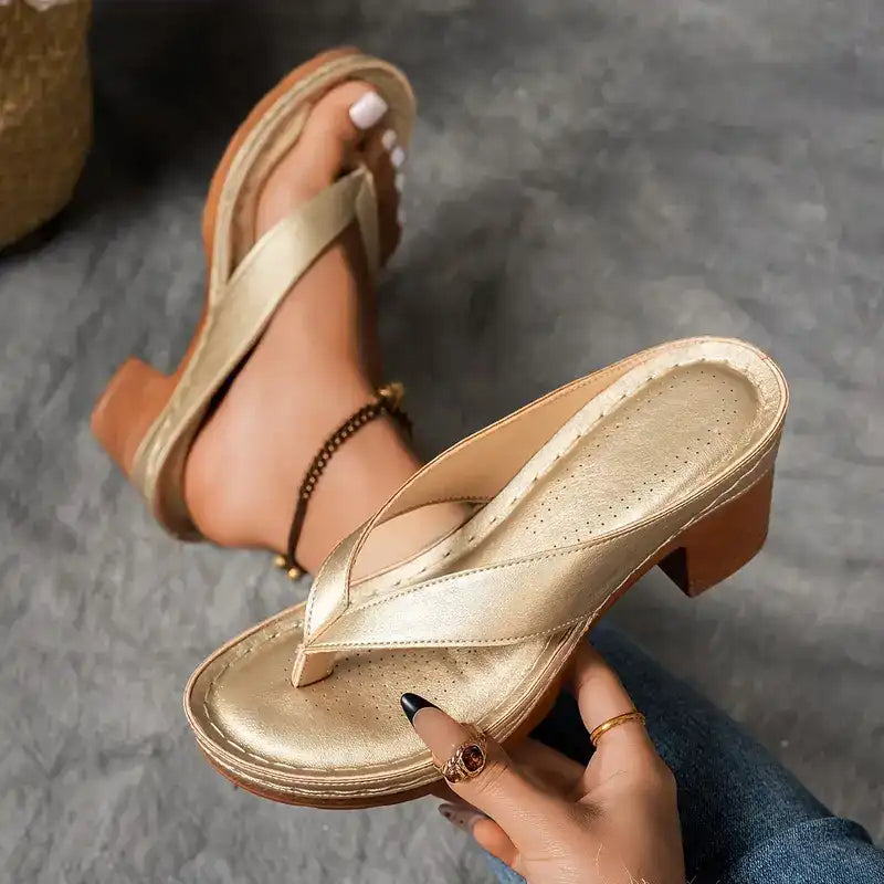 Ismira – Sandales orthopédiques élégantes à talons hauts