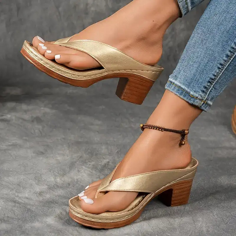 Ismira – Sandales orthopédiques élégantes à talons hauts