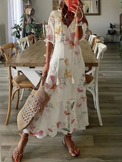 Michaela | Robe Maxi Bohème Chic