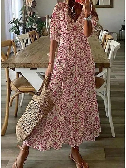 Michaela | Robe Maxi Bohème Chic