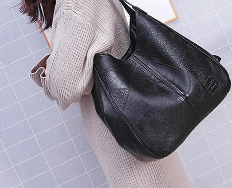 Bożena - Sac à main vintage en cuir