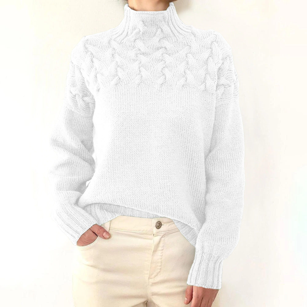 Judyta – Pull col roulé doux