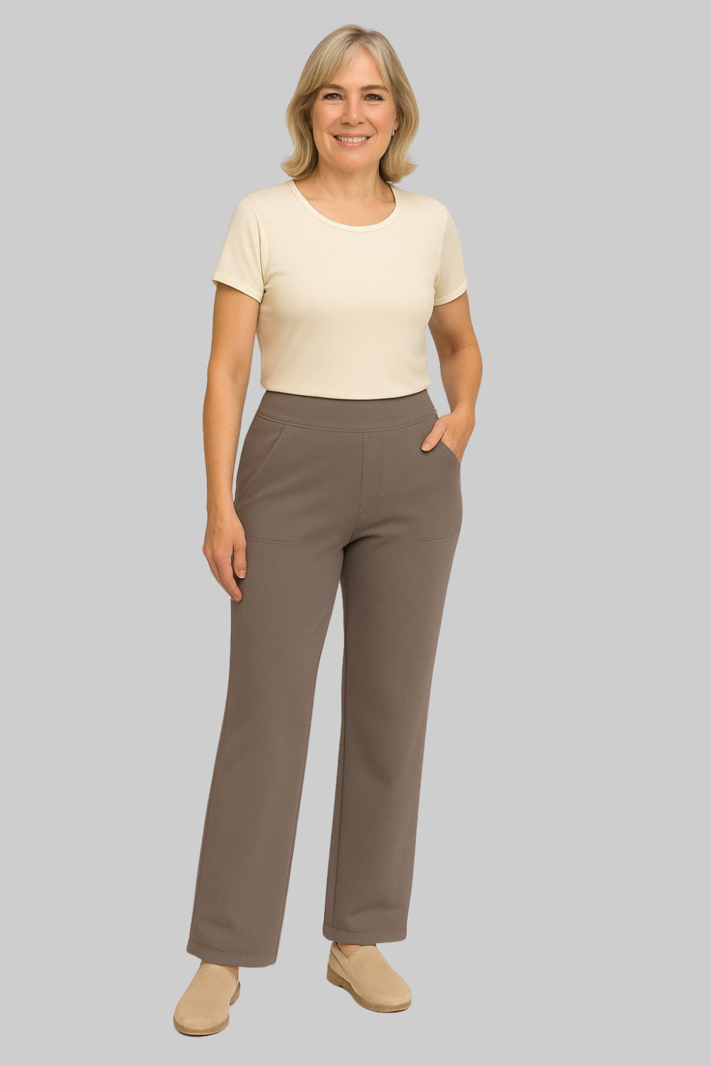 Felicity – Pantalon élastique avec poches (1+1 GRATUIT)