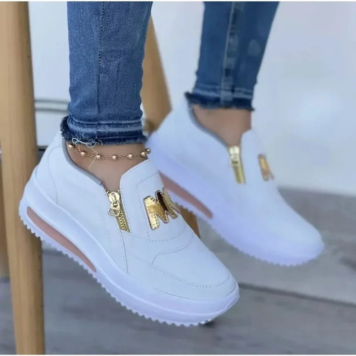 Mélina | Baskets Slip-On Zip Chic