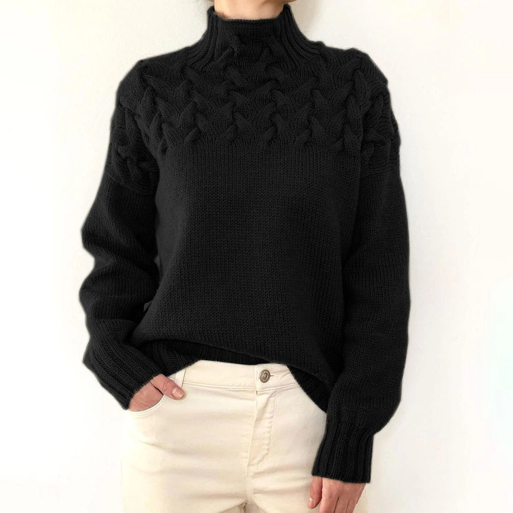Judyta – Pull col roulé doux