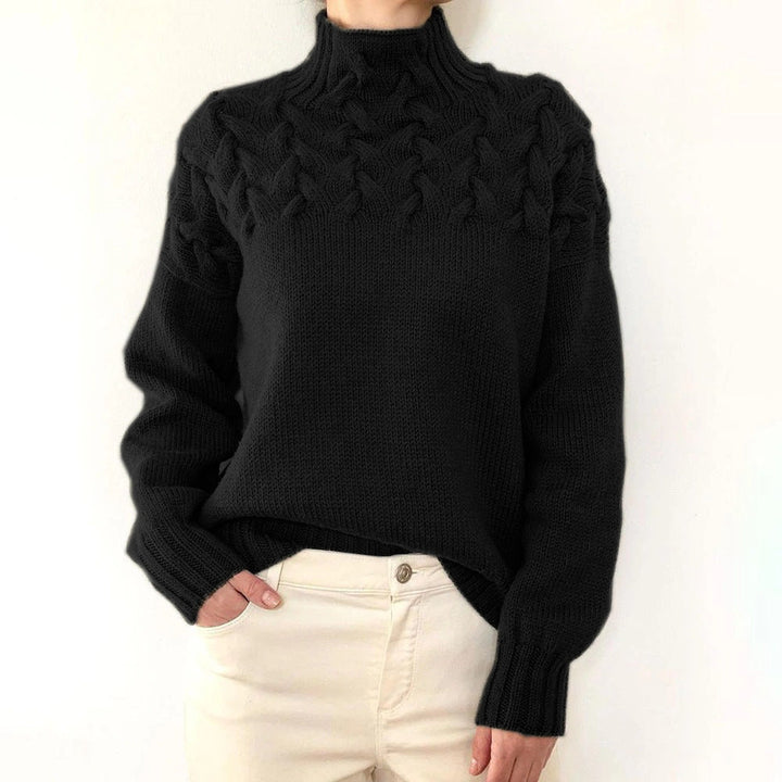 Judyta – Pull col roulé doux